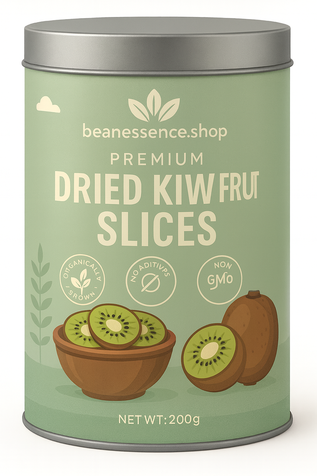 BEANESSENCE — DRIED KIWI SLICES (200g)
