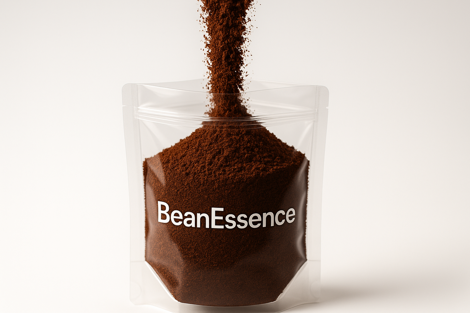 BeanEssence in white font